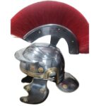 Aroush Roman Centurion Helmet Armor with Red Plume